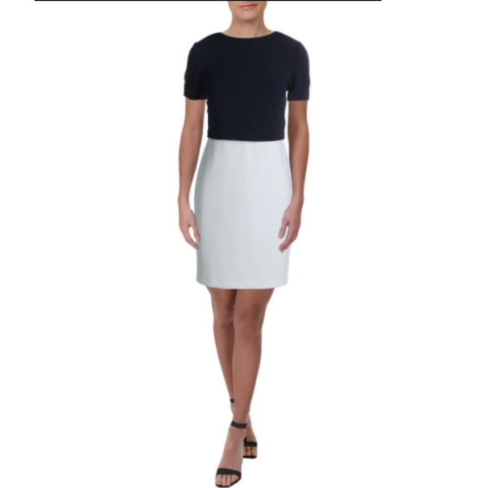 Ralph Lauren 2Tone Sheath Dress - Picture 3 of 7
